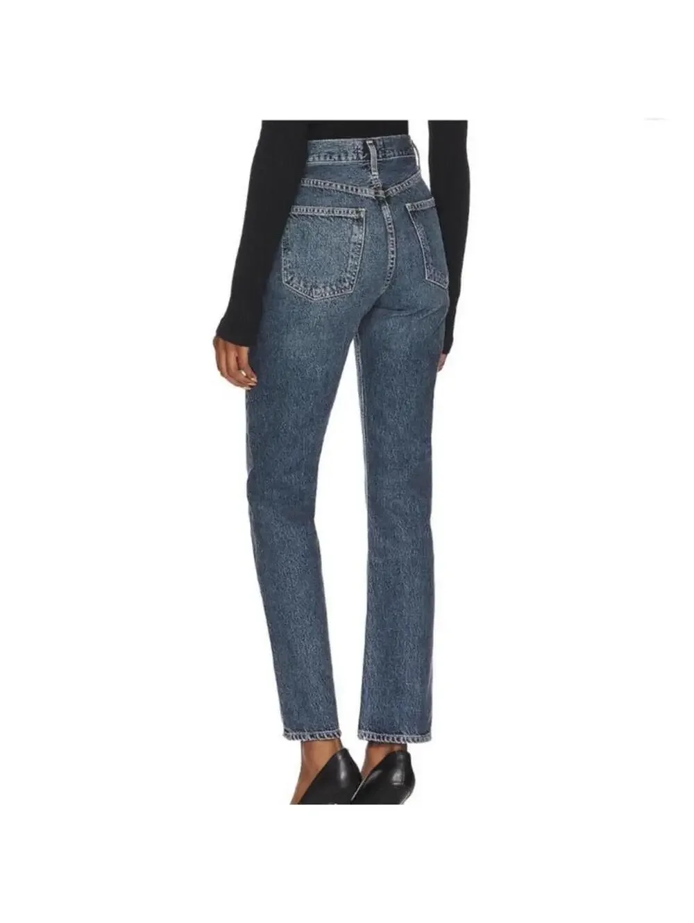 Agolde 90s Pinch Waist Jeans Size 25 Portrait Wash High Rise - Picture 2 of 9